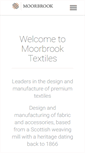 Mobile Screenshot of moorbrooktextiles.com